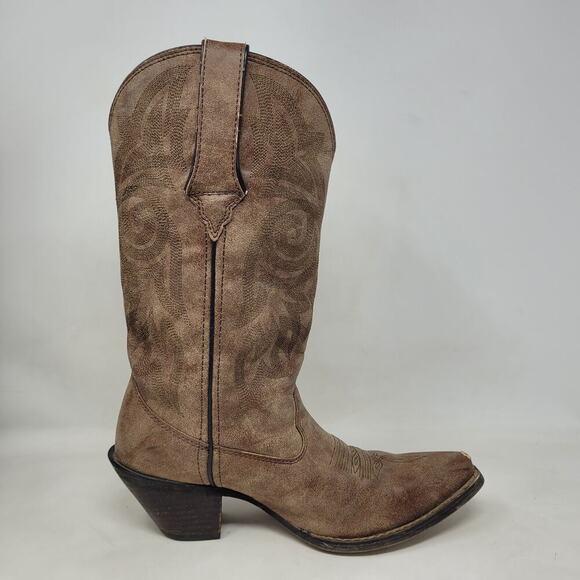 Durango Boots Women 6.5M Brown Faux Leather Western Cowboy Rodeo Cowgirl DCRD145 - Picture 6 of 12